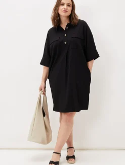 Faye Textured Tunic Dress