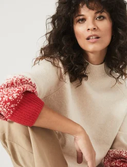 Fayola Ombre Sleeve Jumper