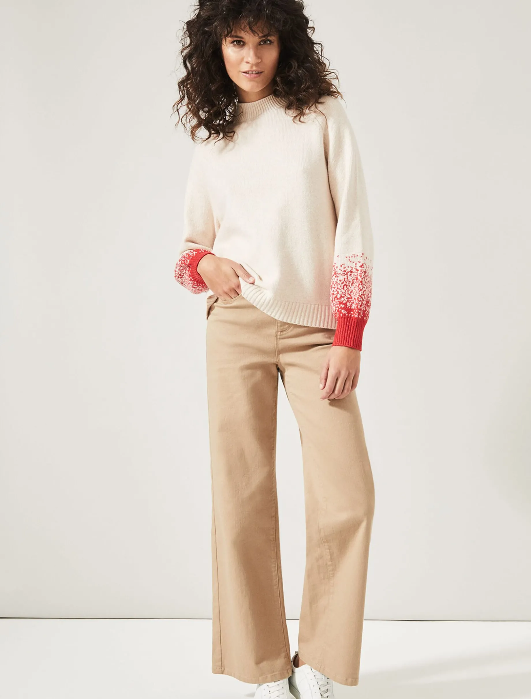 Fayola Ombre Sleeve Jumper