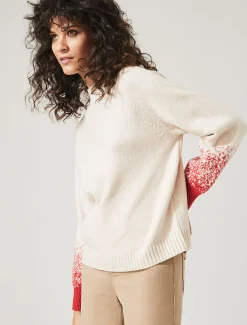 Fayola Ombre Sleeve Jumper