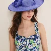 Feather Flower Large Disc Fascinator