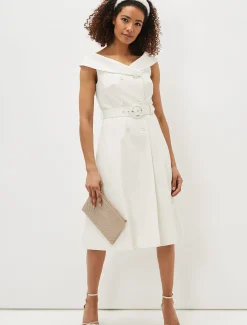 Felicity Double Breasted Midi Dress