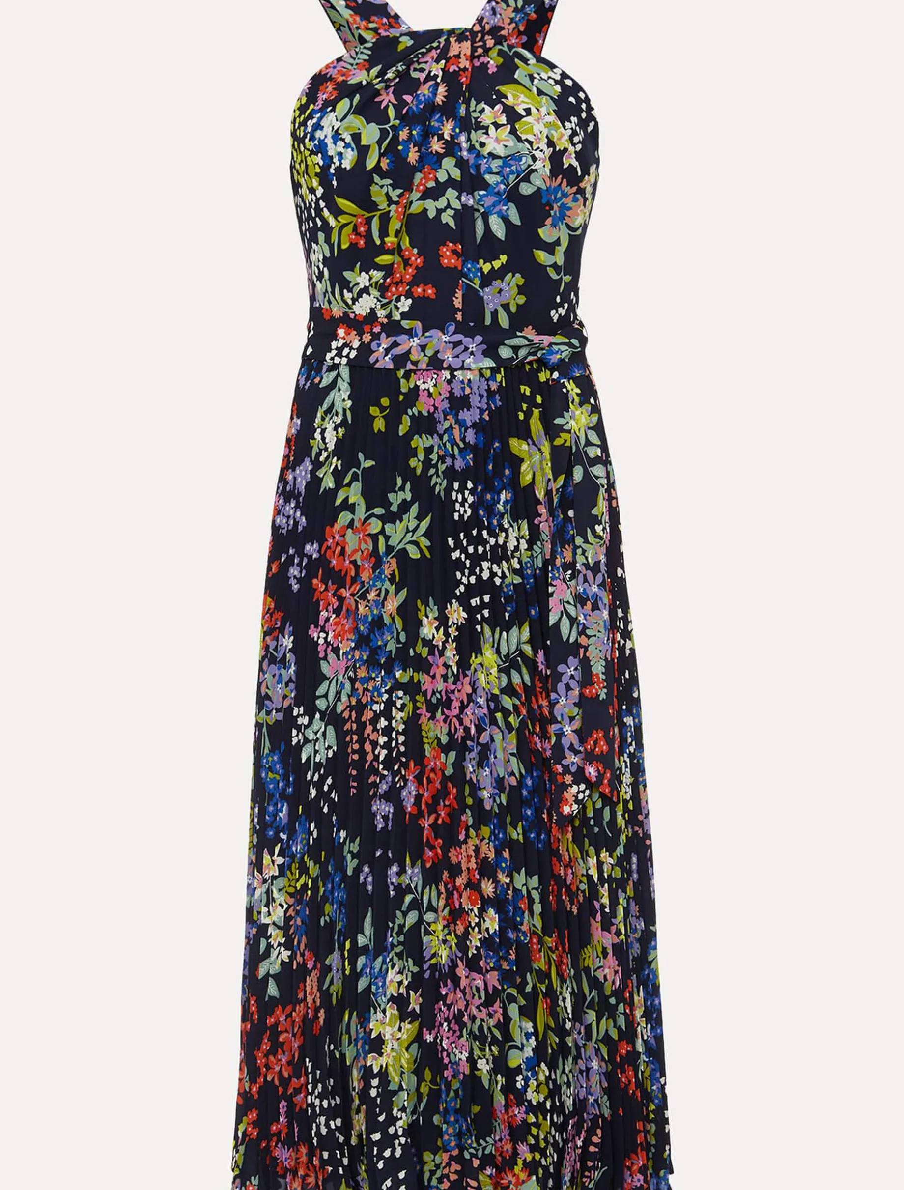 Fenella Pleated Floral Dress