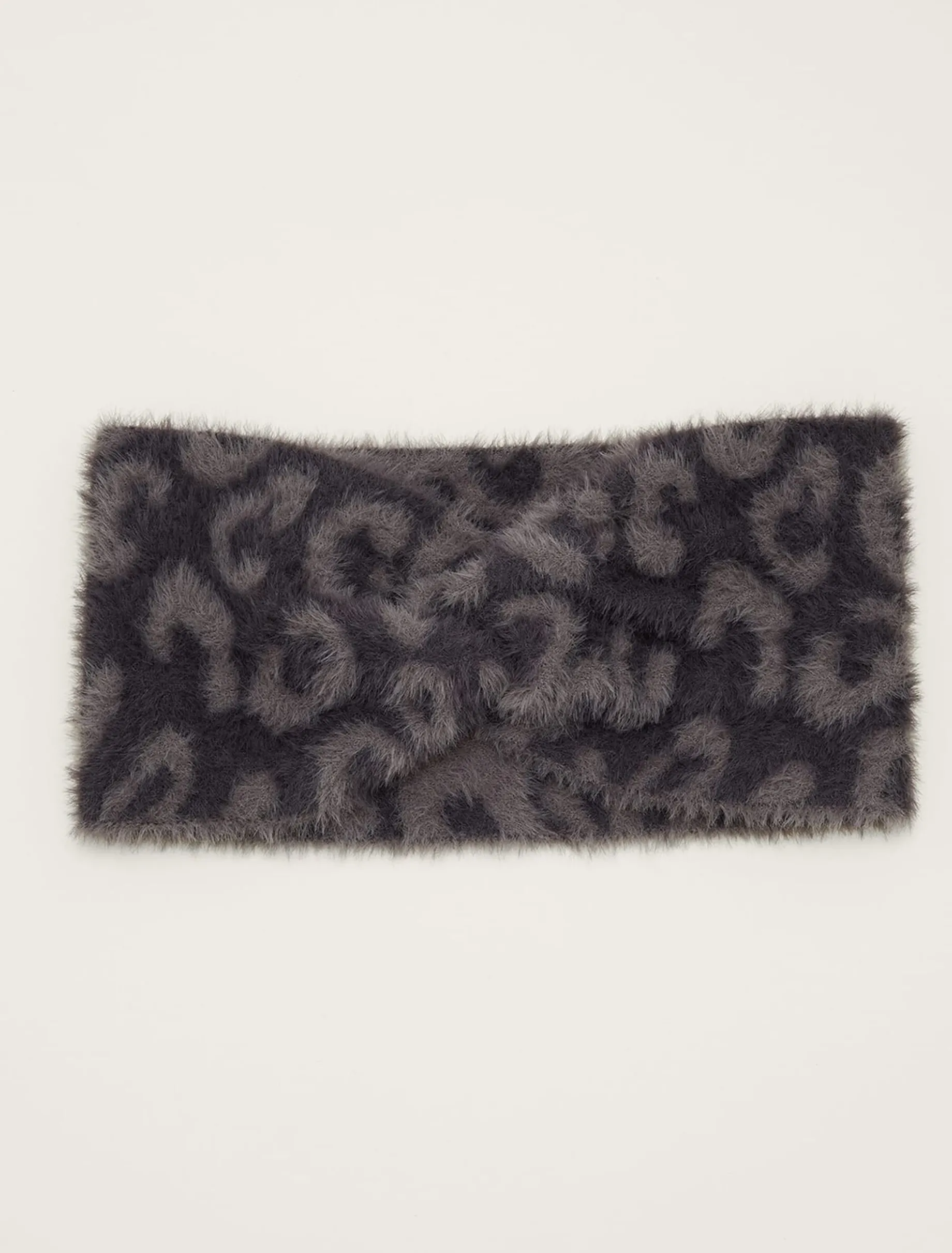 Fiona Leopard Fluffy Headband