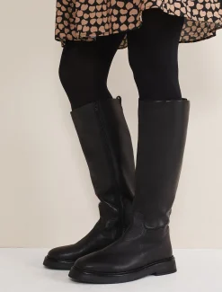 Flat Knee High Boot