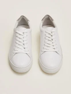 Fleur Leather Trainers