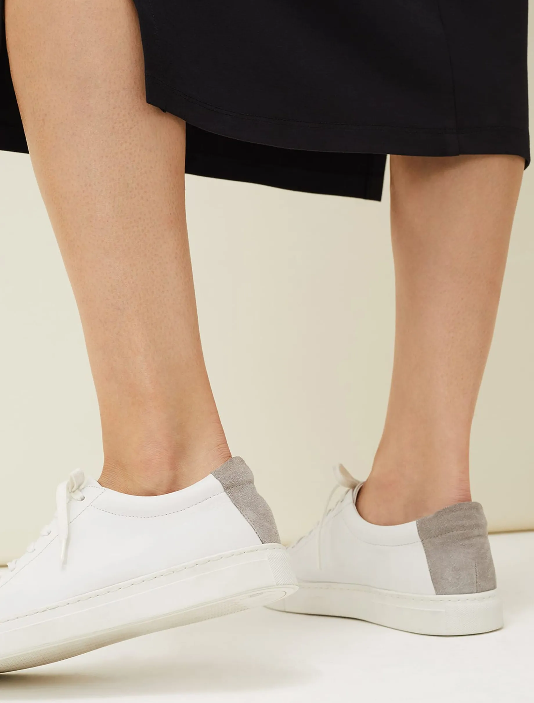 Fleur Leather Trainers