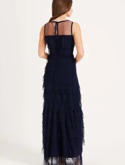 Fleur Tiered Tulle Maxi Dress