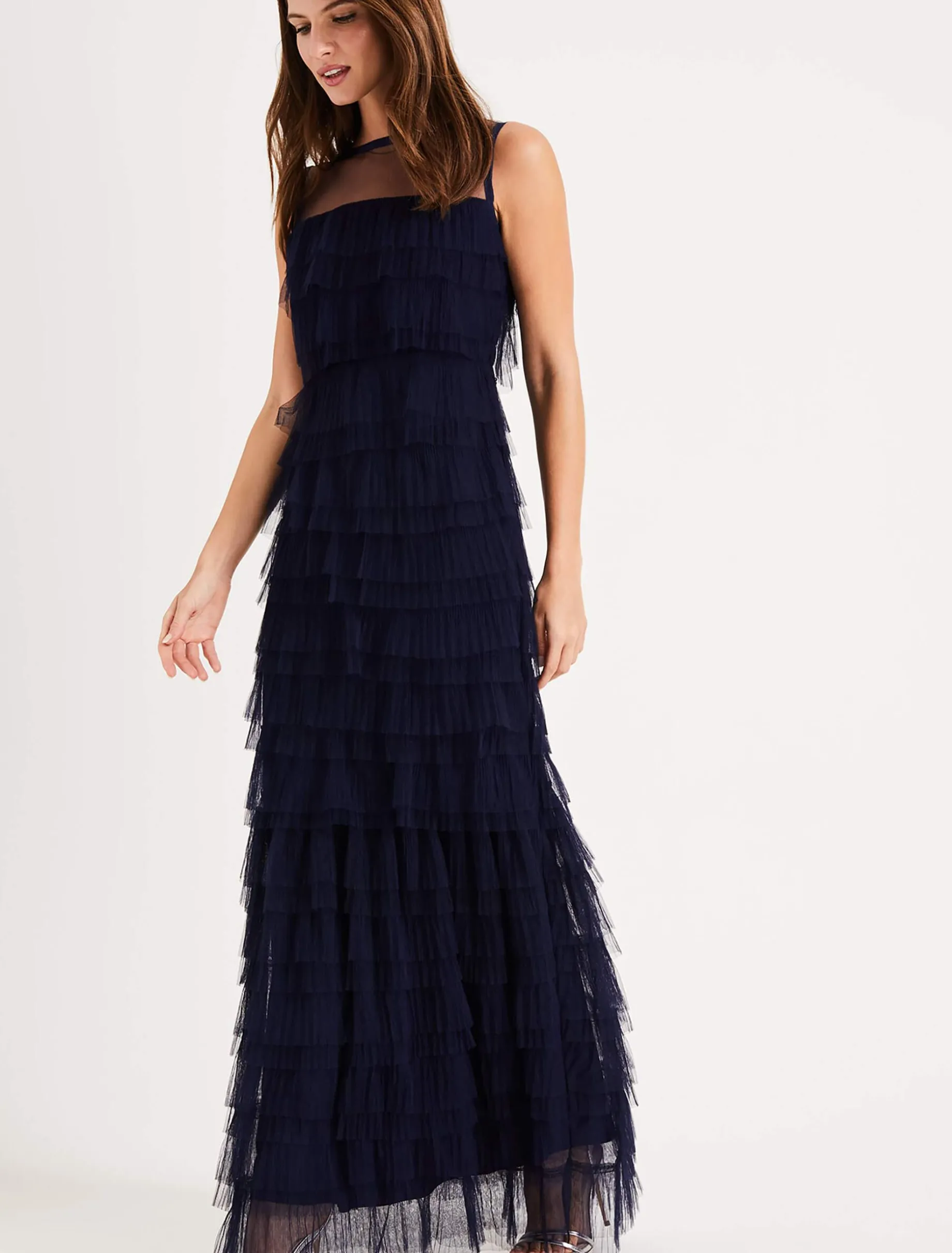 Fleur Tiered Tulle Maxi Dress