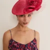 Floral Under Brim Fascinator