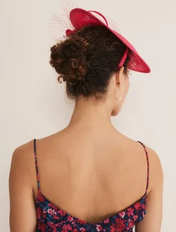 Floral Under Brim Fascinator