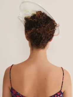 Floral Under Brim Fascinator