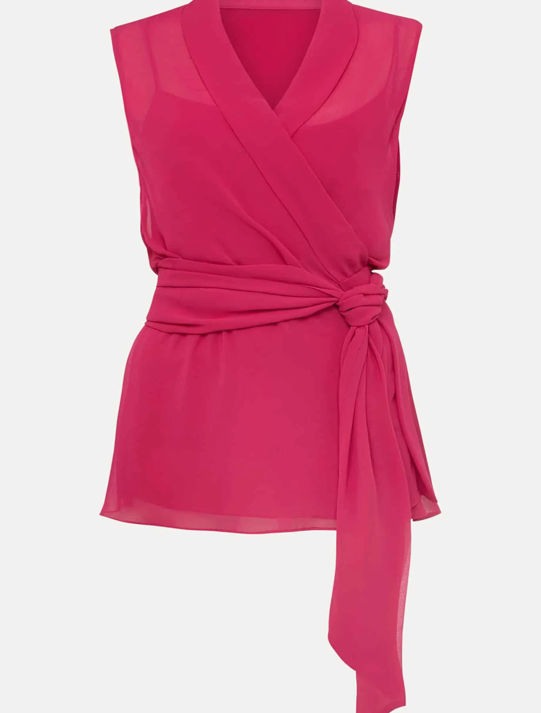 Florentine Sleeveless Wrap Top