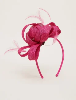 Flower And Feather Headband