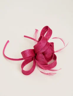 Flower And Feather Headband
