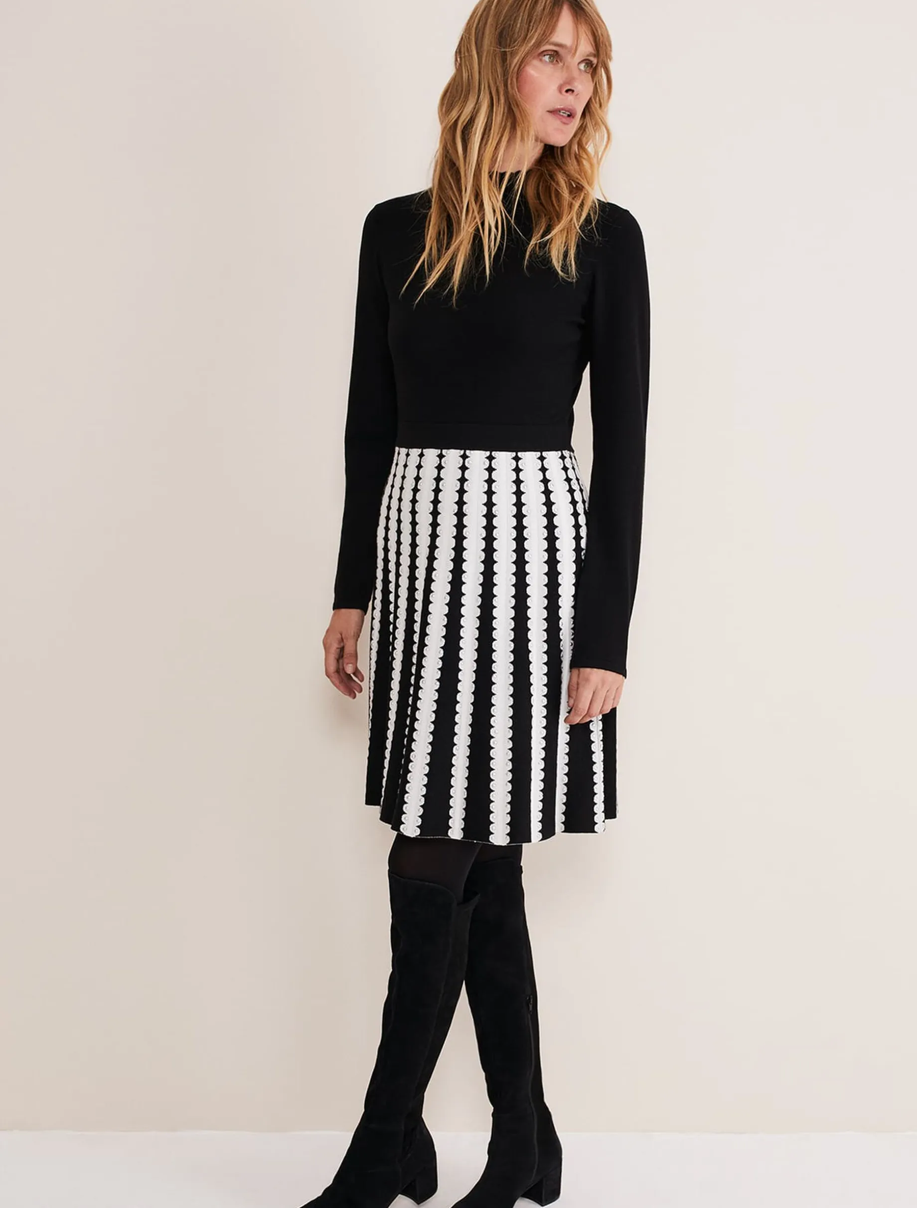 Frankie Scallop Hem Dress