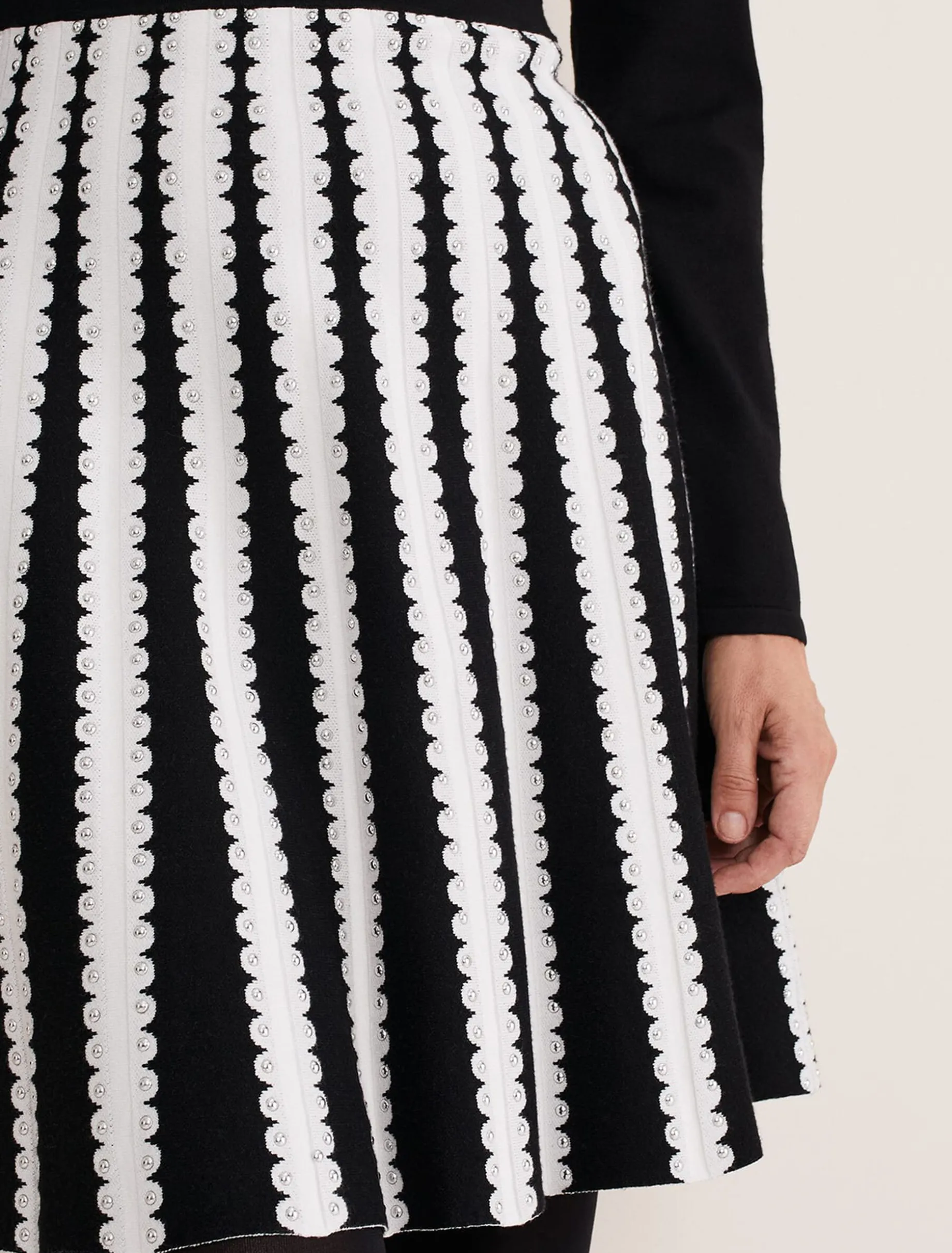 Frankie Scallop Hem Dress