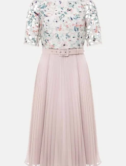 Franky Floral Lace Midi Dress