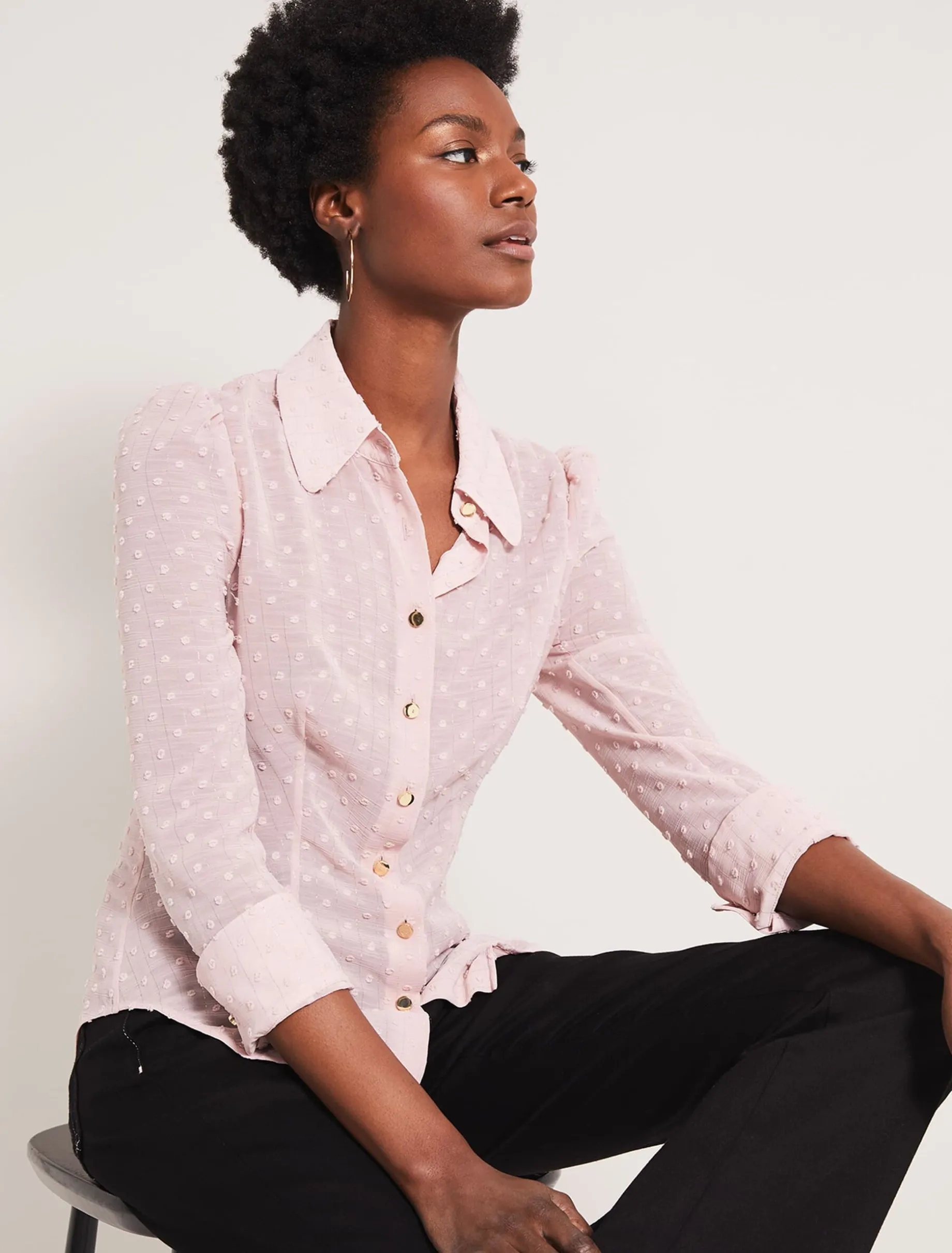 Fraya Textured Blouse