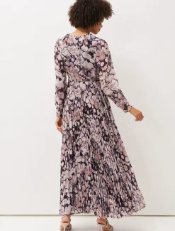 Fredrika Floral Pleated Maxi Dress