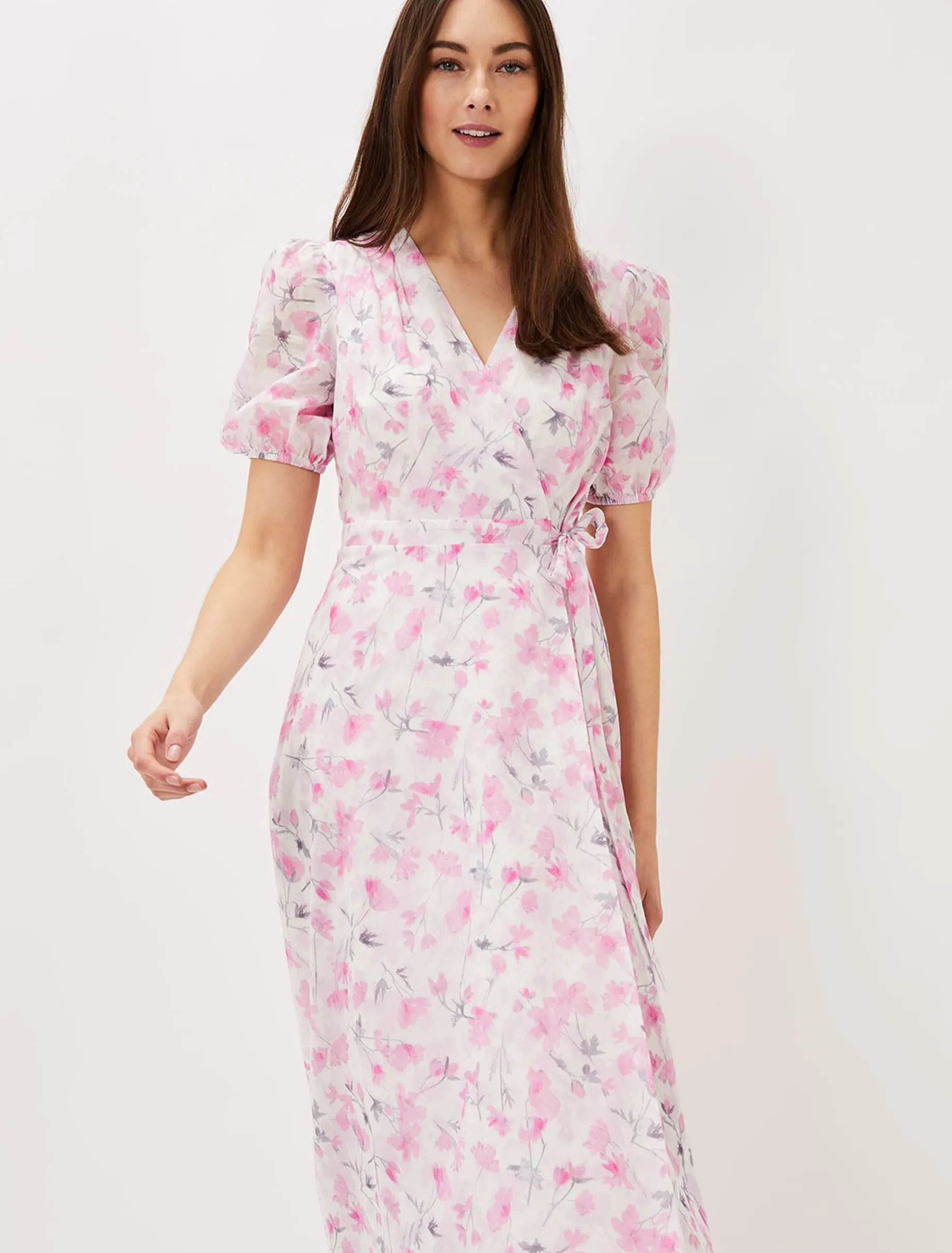Gabriella Floral Wrap Dress