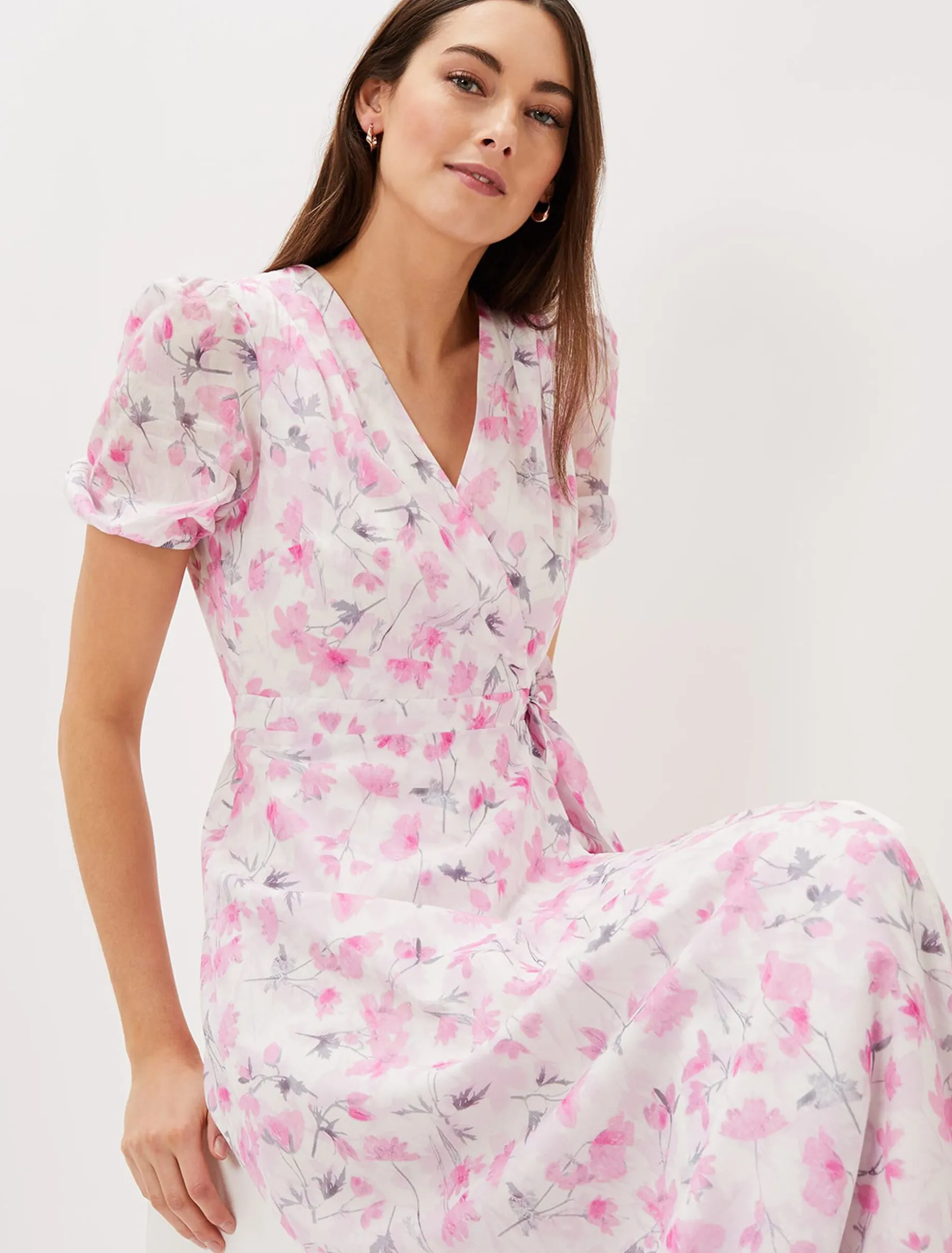 Gabriella Floral Wrap Dress