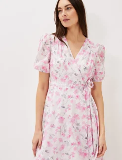 Gabriella Floral Wrap Dress