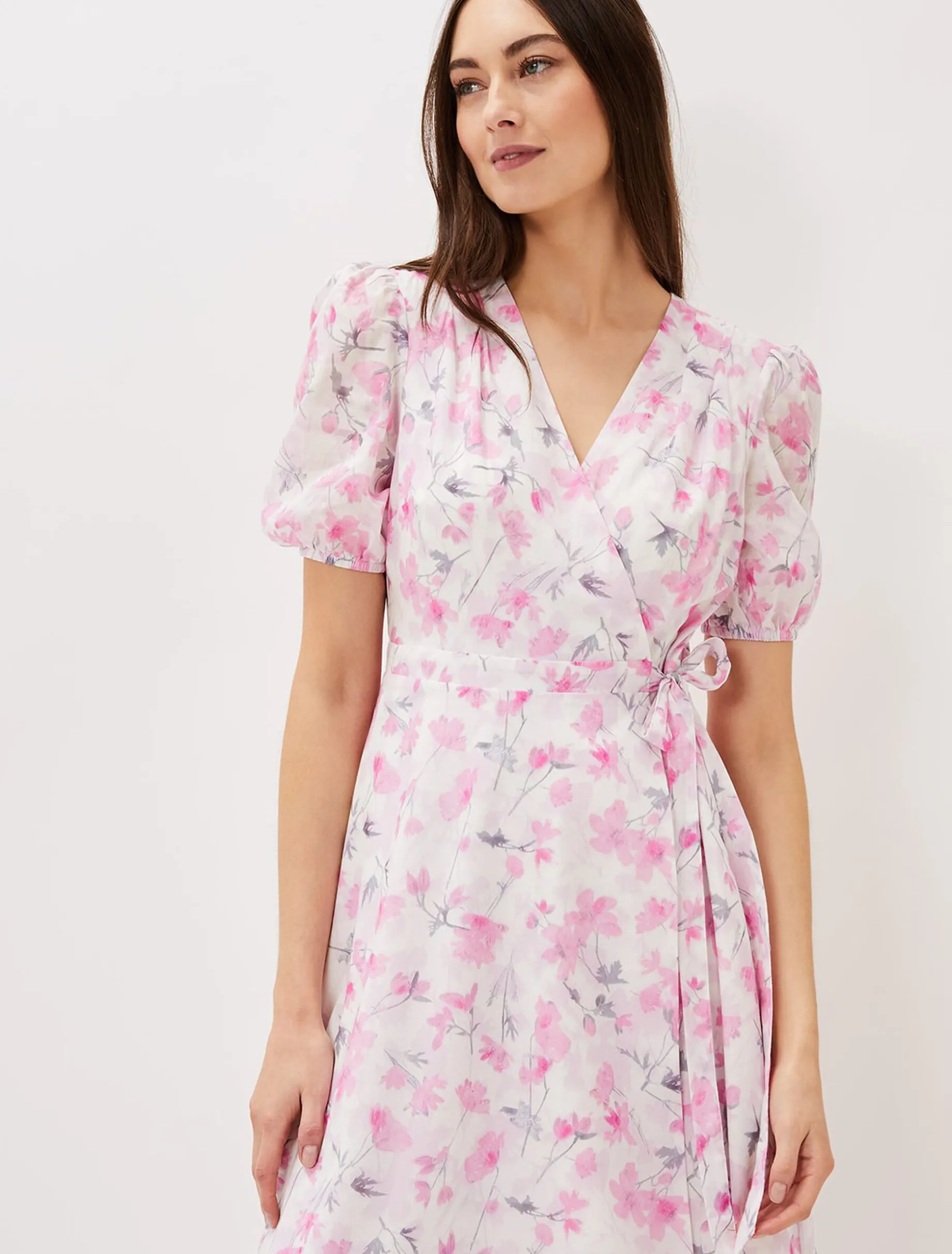 Gabriella Floral Wrap Dress