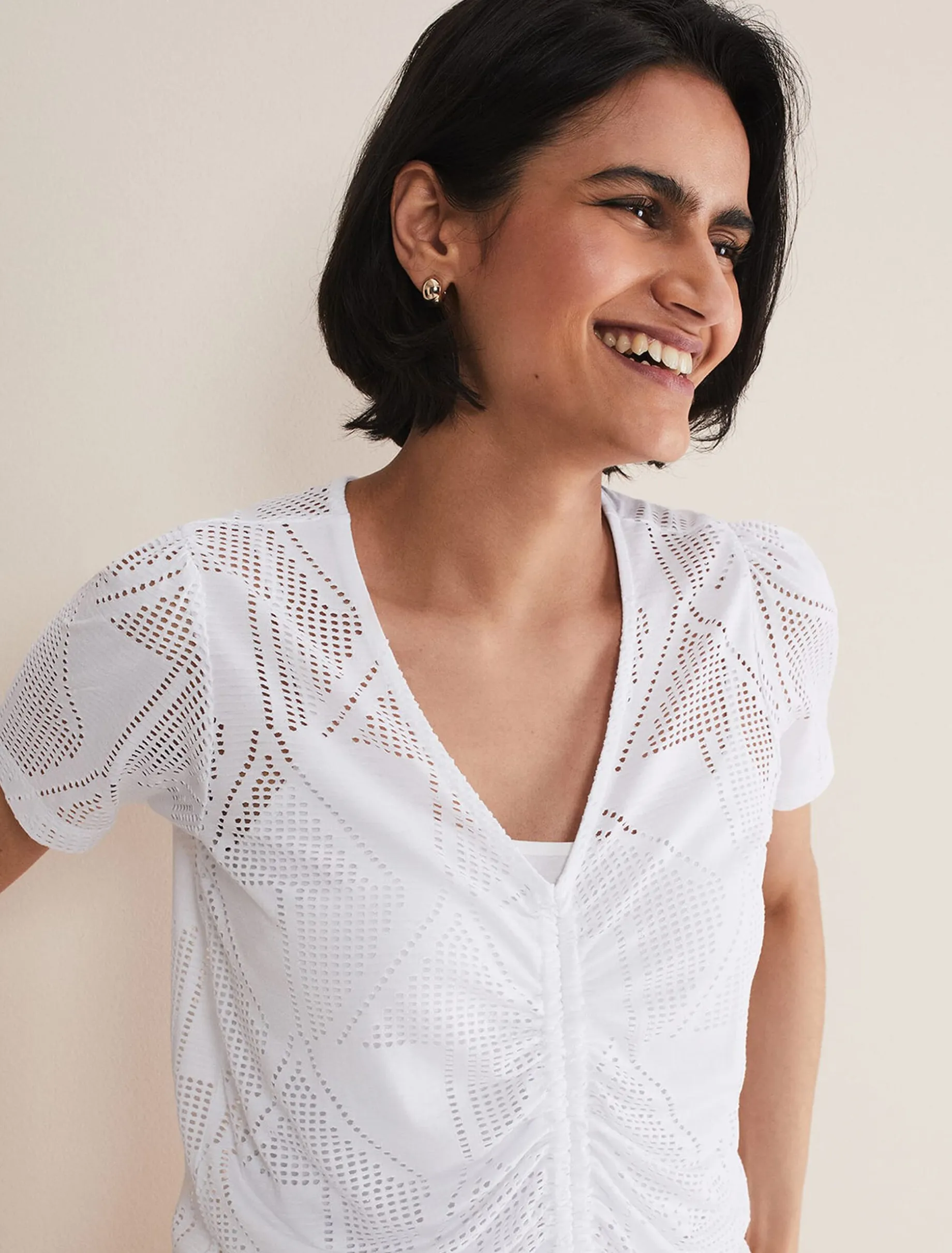 Gemima Ruched Front Top