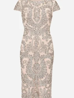 Genevieve Tapework Lace Dress