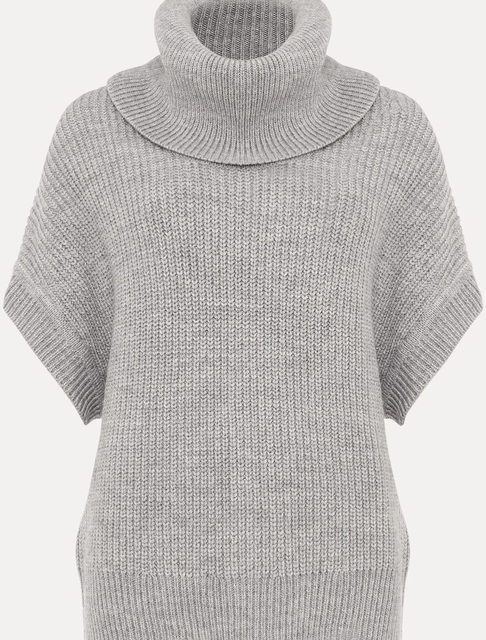 Georgina Chunky Short Sleeved Cowl Neck Jumper