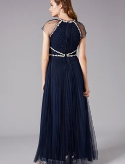 Gerona Pleated Tulle Dress