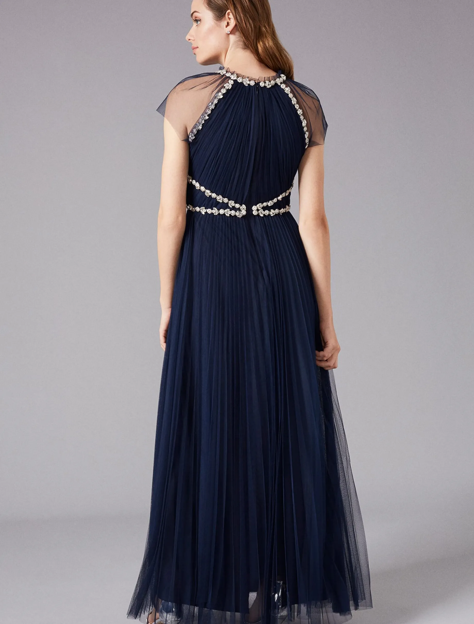 Gerona Pleated Tulle Dress