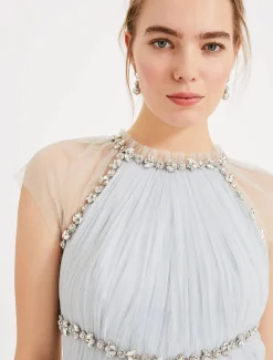 Gerona Pleated Tulle Dress