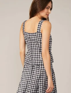 Gingham Cami Top