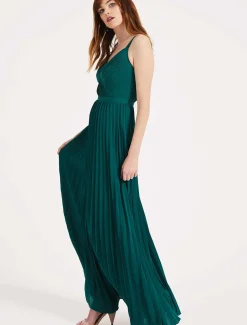 Giovanna Pleated Maxi Dress