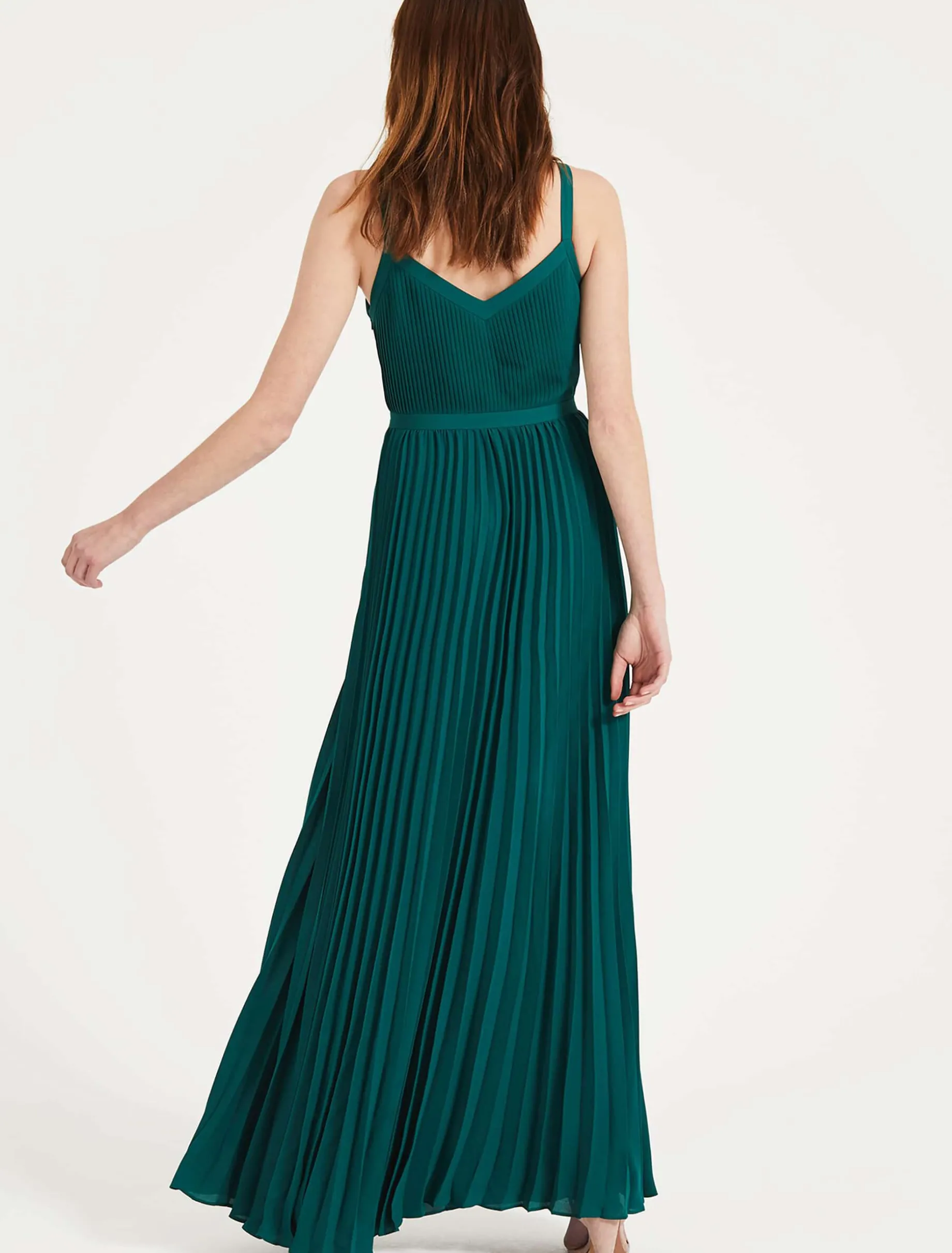 Giovanna Pleated Maxi Dress
