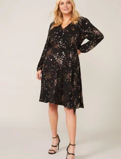 Giselle Foil Dress