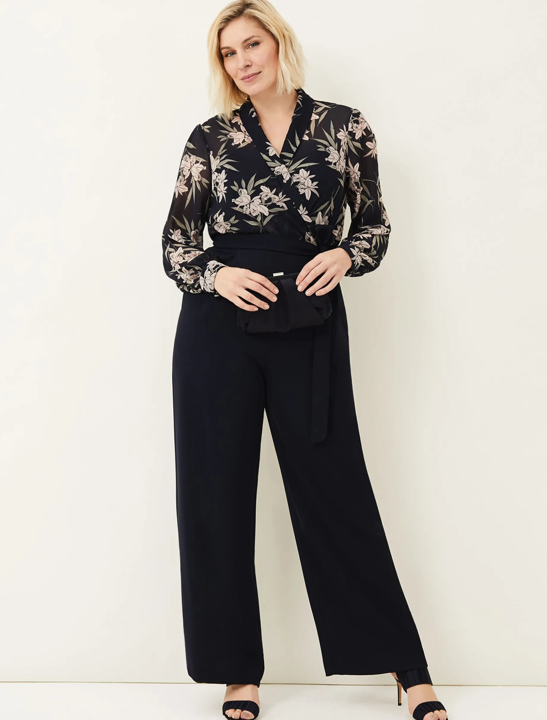 Gracen Palm Print Jumpsuit