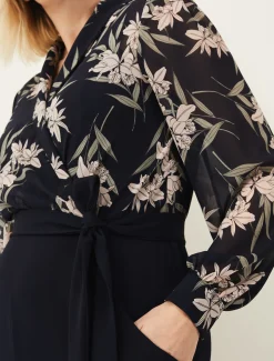 Gracen Palm Print Jumpsuit
