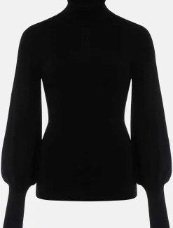 Gwyneth Balloon Sleeve Fine Knit Jumper