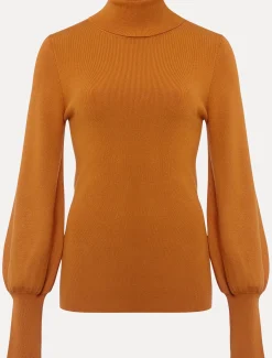 Gwyneth Balloon Sleeve Fine Knit Jumper