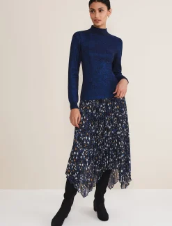 Gwyneth Lurex Knitted Jumper