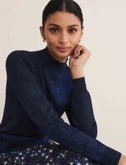 Gwyneth Lurex Knitted Jumper