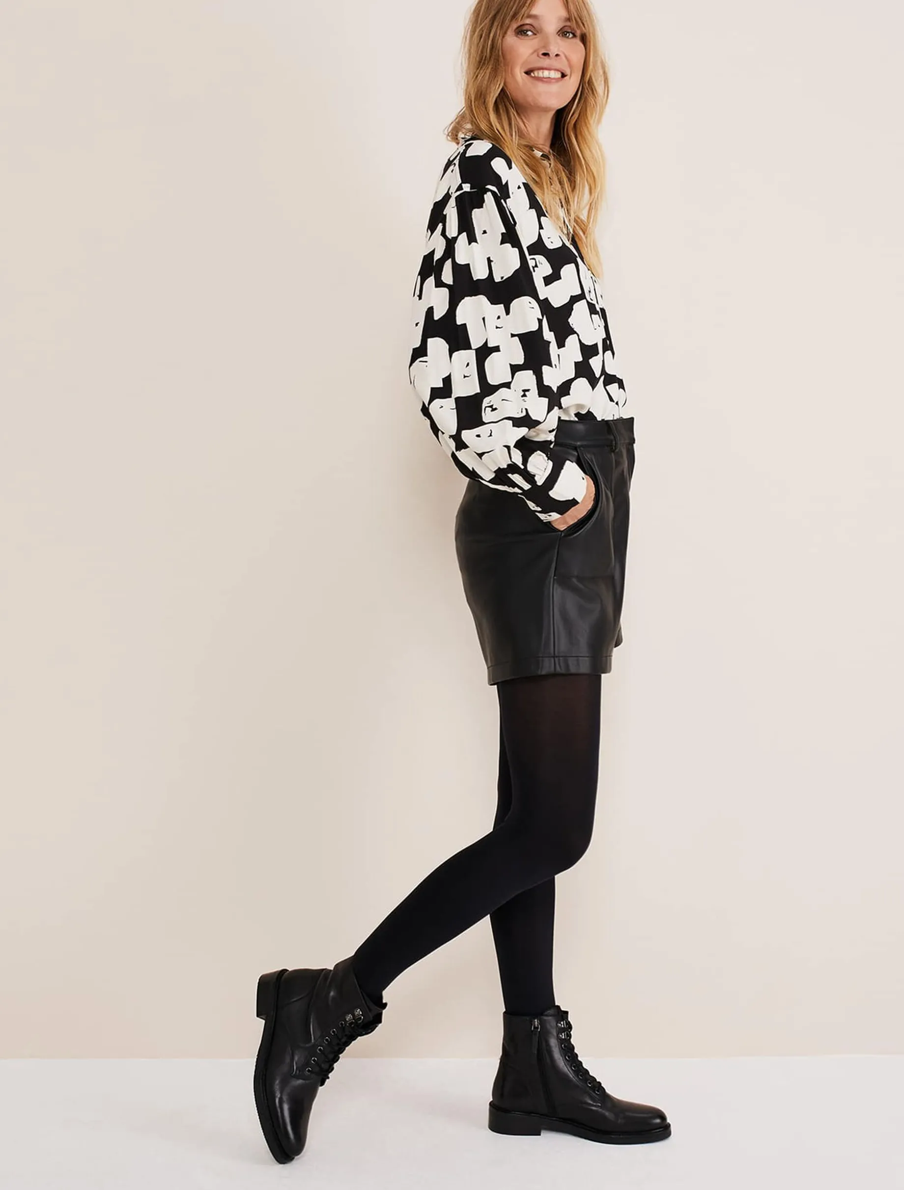 Hadley Pleather Shorts