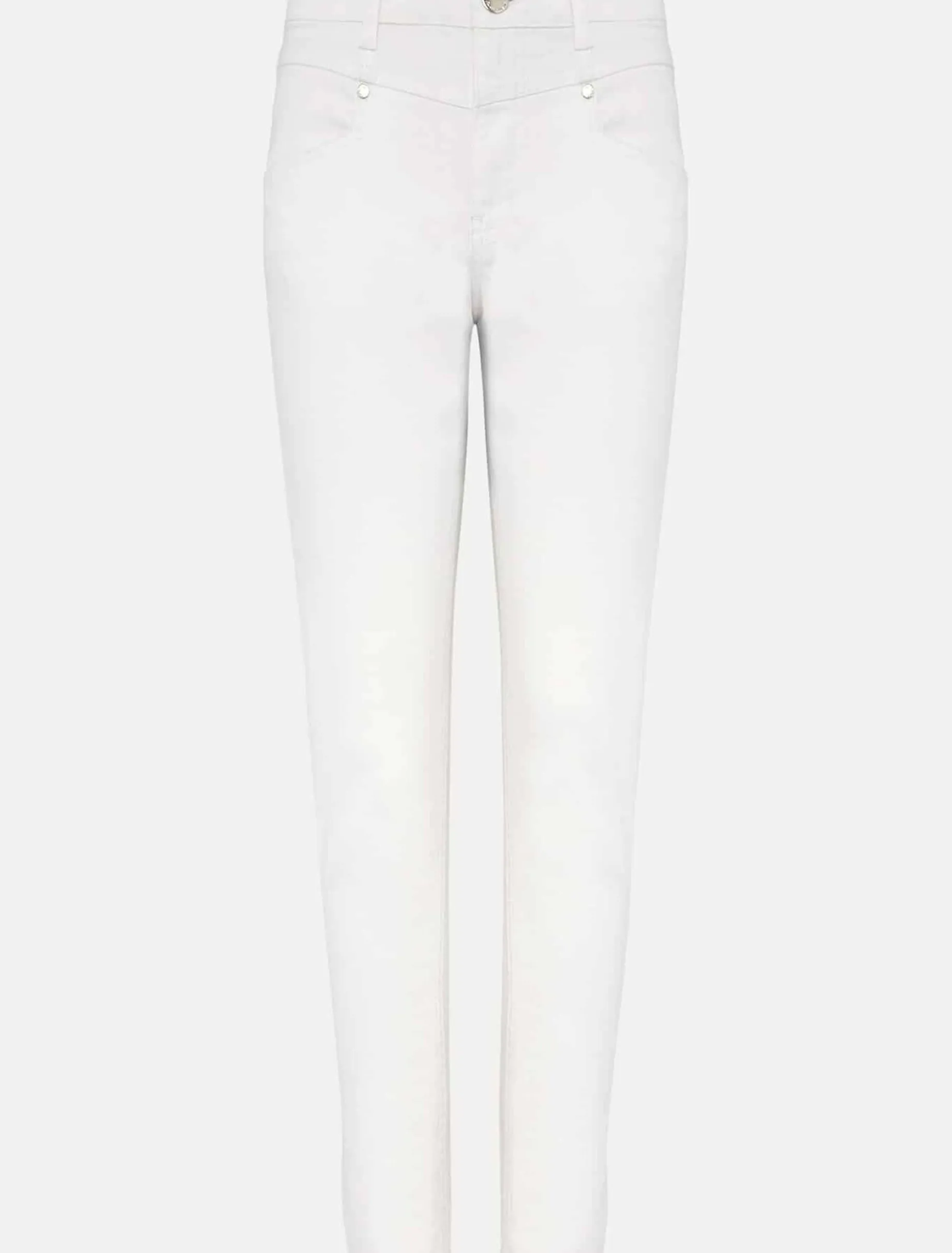 Hailee Topstitch Skinny Jeans Short