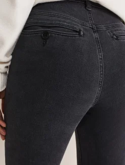 Hailee Topstitch Skinny Jeans