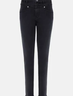 Hailee Topstitch Skinny Jeans