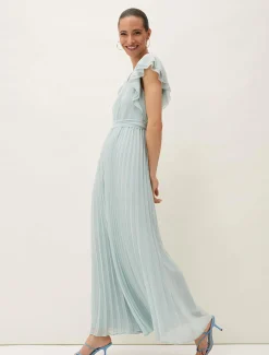 Hallie Pleated Wide Leg Jumpsuit