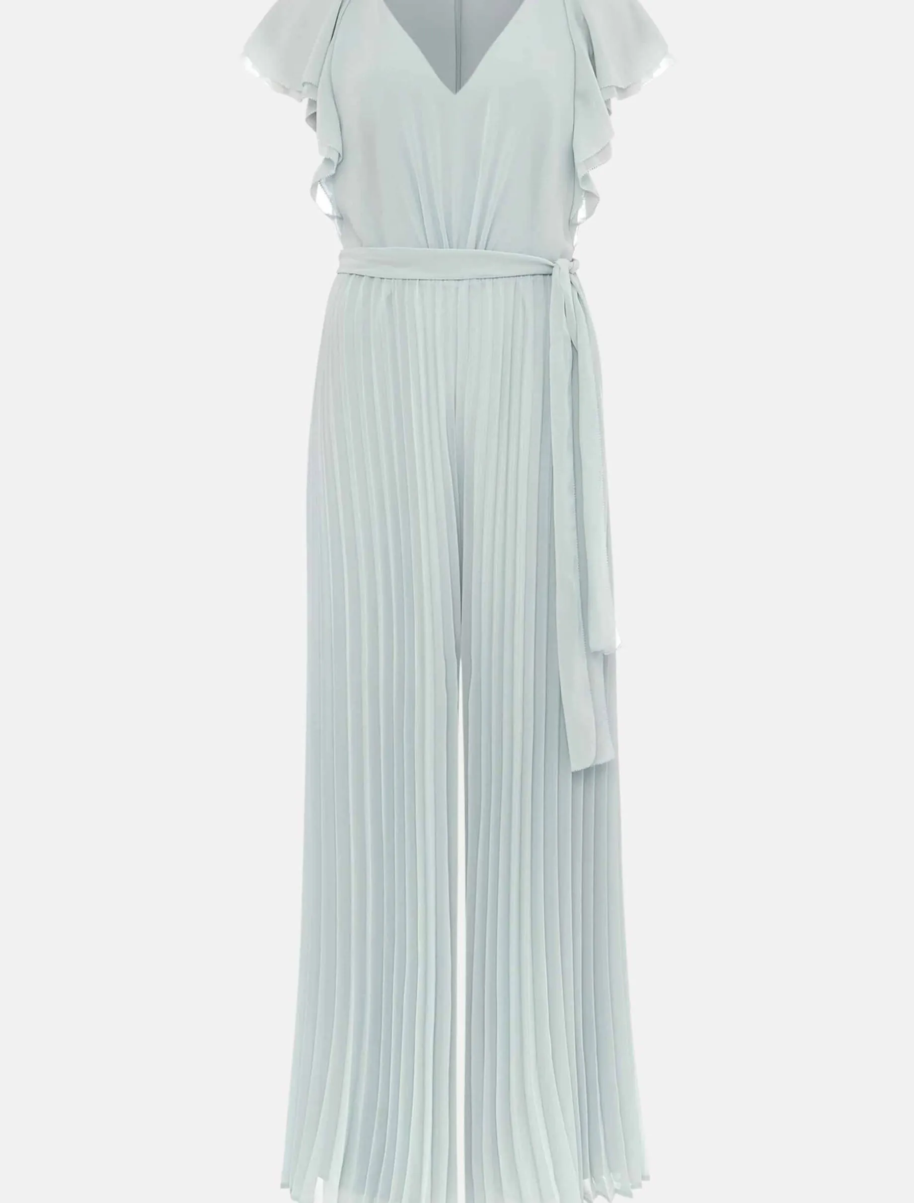 Hallie Pleated Wide Leg Jumpsuit